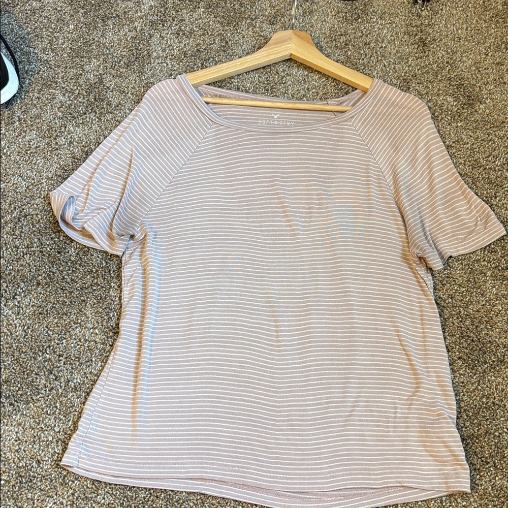 American Eagle Outfitters Soft & Sexy Striped Tee